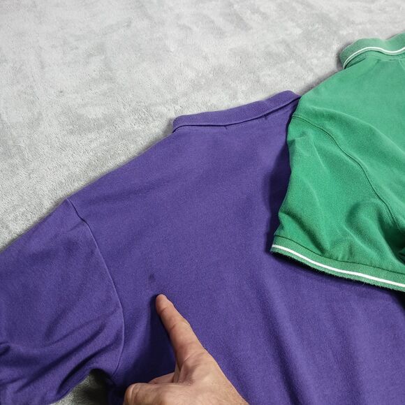 Lot (2) Polo Shirts Mens Large Abercrombie Fitch Ralph Lauren Classic Preppy Y2k - Picture 6 of 13